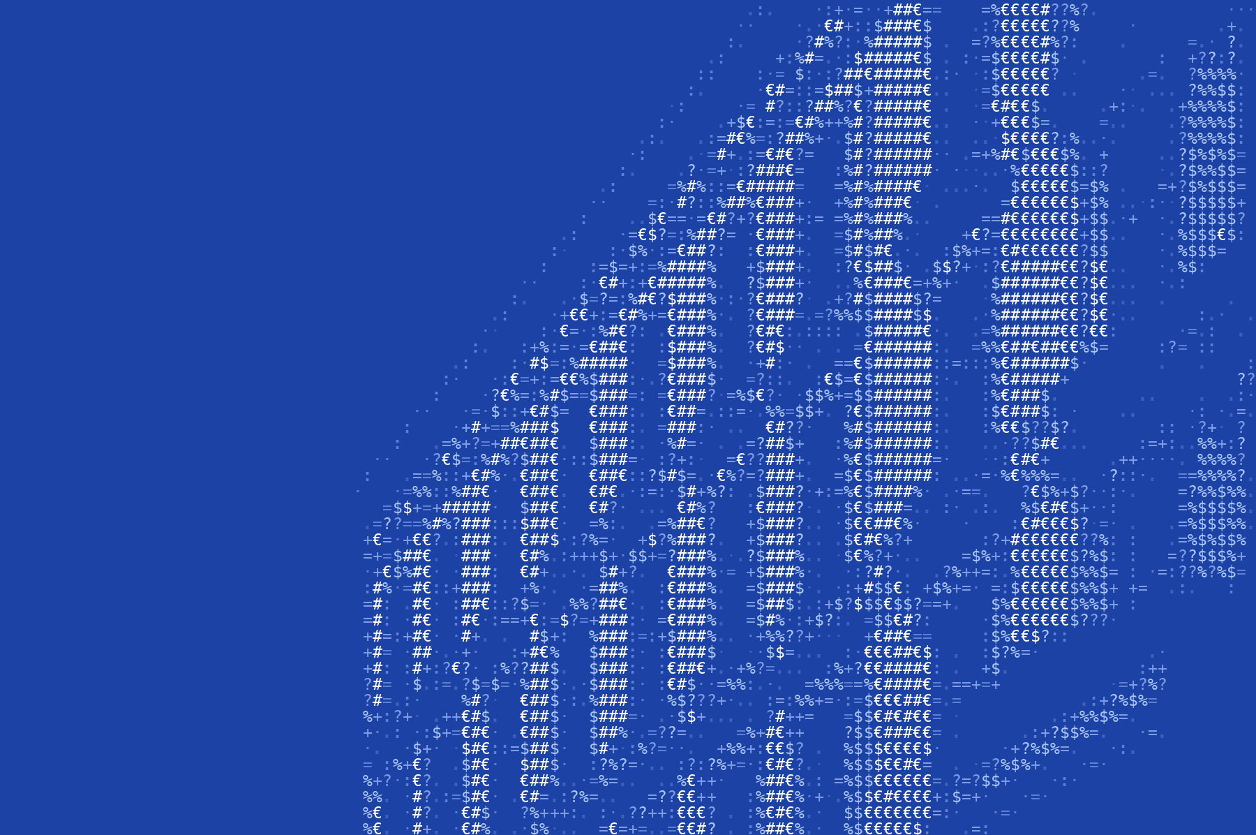 Wohnhaus-Fassade – ASCII-Illustration