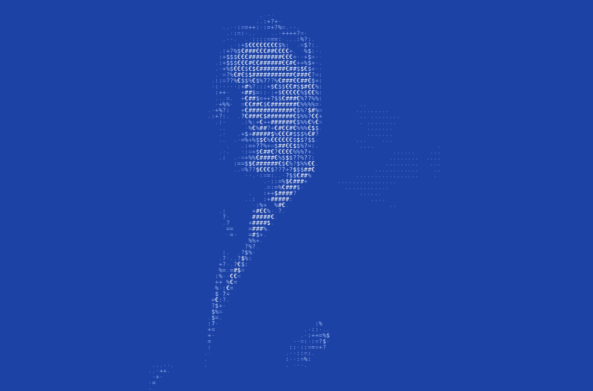 Porträt eines Family-Office-Beraters – ASCII-Illustration